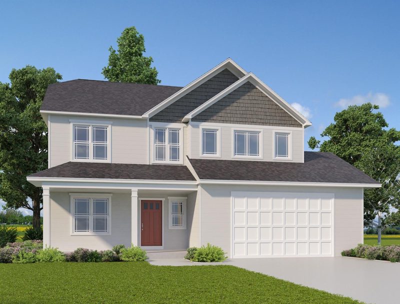 The Aspen New Construction Homes in Malta NY, Dunning Place Houses